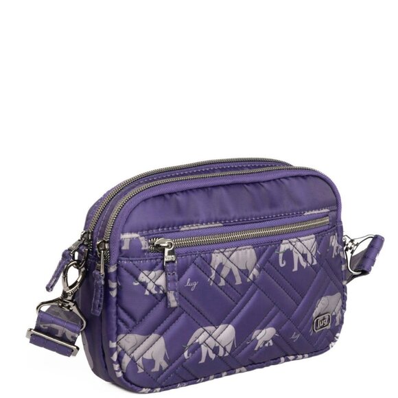 Lug Super Coupe 2 Convertible Crossbody Bag Elephant Purple - Picture 1 of 11